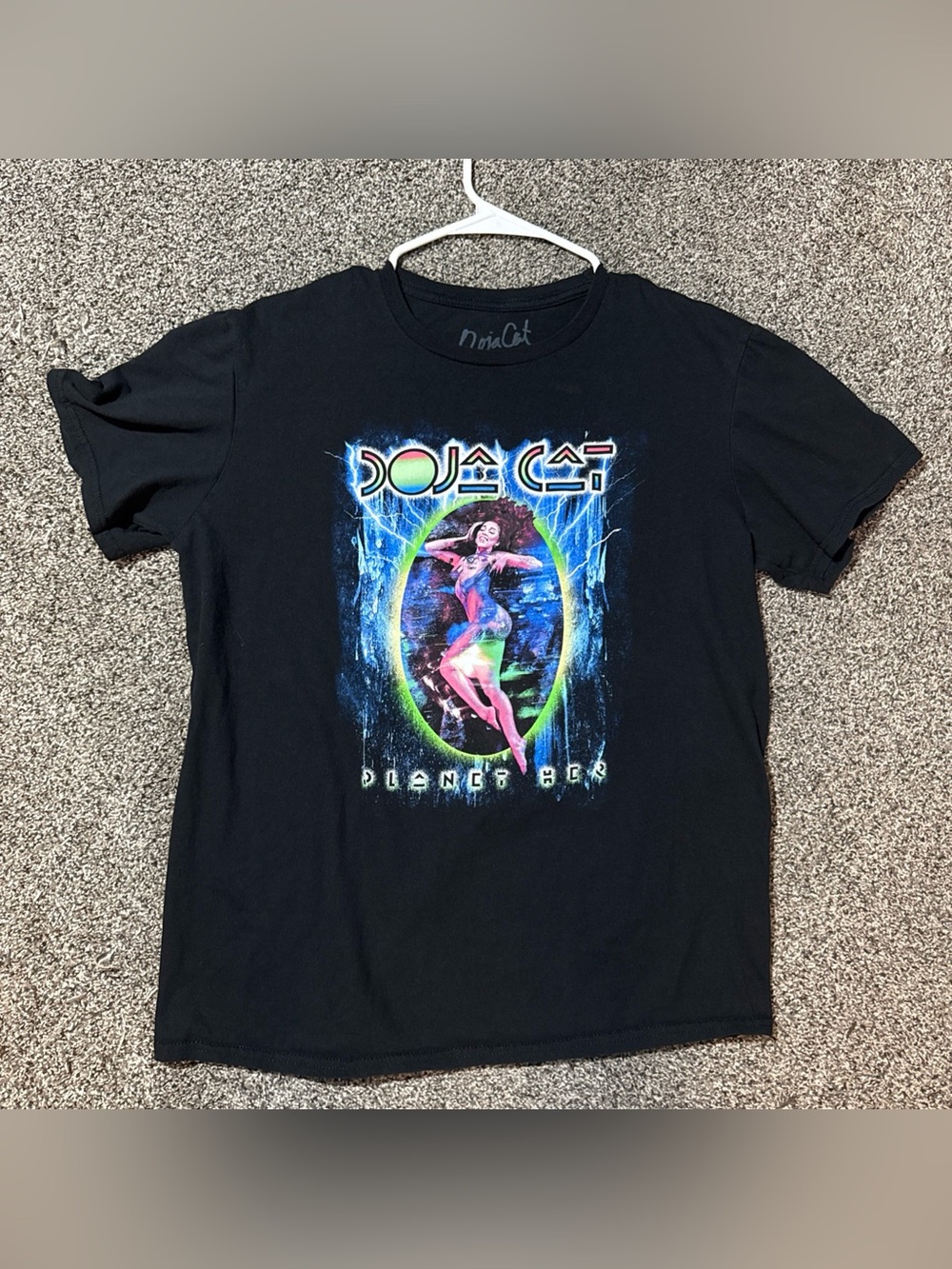 Doja Cat Black Planet Her Graphic Tee T-shirt (M) Medium Black